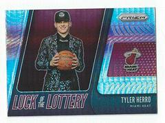 Tyler Herro [Hyper Prizm] #13 Basketball Cards 2019 Panini Prizm Luck of the Lottery Prices