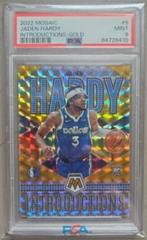 Jaden Hardy [Gold] #5 Basketball Cards 2022 Panini Mosaic Introductions Prices