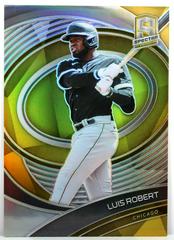 Luis Robert [Gold] #29 Baseball Cards 2021 Panini Spectra Prices