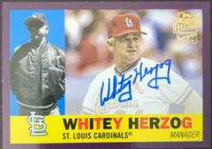 Whitey Herzog [Purple] Baseball Cards 2022 Topps Archives 1960 Fan Favorites Autographs Prices