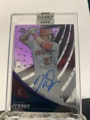 Mike Trout #TEK-MT Baseball Cards 2022 Topps Clearly Authentic Tek Autographs Prices