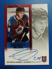 Nathan MacKinnon [Maroon Jersey Autograph] Hockey Cards 2013 Panini Contenders Prices