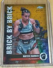 Maycee Barber [Gold Refractor] #BYB-5 Ufc Cards 2024 Topps Chrome UFC Brick by Brick Prices