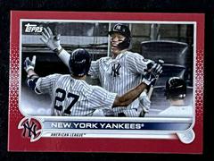 Aaron Judge [Mini Red] Baseball Cards 2022 Topps Prices