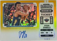 Dyson Daniels [Autograph Premium Edition Gold Ticket] #142 Basketball Cards 2022 Panini Contenders Prices
