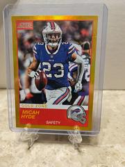 Micah Hyde [Gold Zone] #131 Football Cards 2019 Panini Score Prices