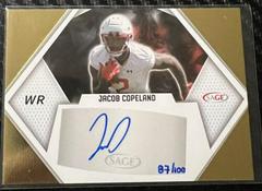 Jacob Copeland [Gold] #A-JC Football Cards 2023 Sage Autographs Prices