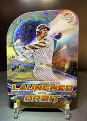 Juan Soto [Gold Interstellar] Baseball Cards 2023 Topps Cosmic Chrome Launched Into Orbit Prices