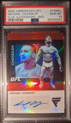 Michael Chandler [Red] Ufc Cards 2022 Panini Chronicles UFC Flux Autographs Prices