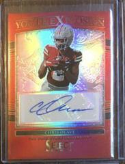 Chris Olave [Red] Football Cards 2022 Panini Select Draft Picks Youth Explosion Signatures Prices