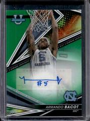 Armando Bacot [Green] #BOA-AB Basketball Cards 2022 Bowman University Best of Autographs Prices