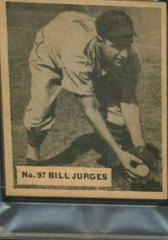 Bill Jurges #97 Baseball Cards 1936 World Wide Gum Prices