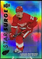 Lucas Raymond Hockey Cards 2023 Upper Deck Star Surge Prices