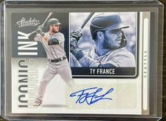 Ty France Baseball Cards 2022 Panini Absolute Iconic Ink Autographs Prices