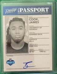 James Cook Football Cards 2022 Panini Prestige NFL Passport Signatures Prices