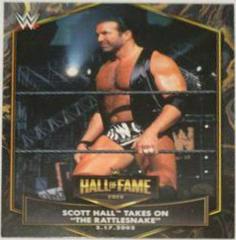 Scott Hall Takes on 'The Rattlesnake' #HOF-17 Wrestling Cards 2021 Topps WWE Hall of Fame Tribute Prices