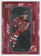 Jack Hughes [Red] Hockey Cards 2023 Upper Deck 200' x 85' Prices