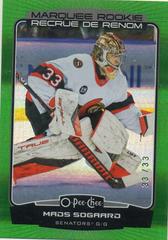 Mads Sogaard [Rainbow Green] #563 Hockey Cards 2022 O Pee Chee Prices