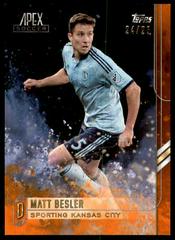 Matt Besler [Orange] Soccer Cards 2015 Topps Apex MLS Prices