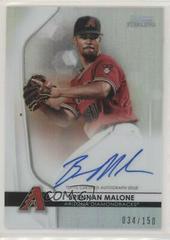 Brennan Malone [Refractor] Baseball Cards 2020 Bowman Sterling Prospect Autographs Prices
