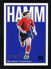 Mia Hamm [Blue] Soccer Cards 2017 Panini Nobility Prices