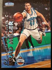 Brad Miller Basketball Cards 1999 Fleer Tradition Masters of the Hardwood Prices