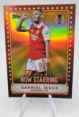 Gabriel Jesus [Orange] Soccer Cards 2022 Topps UEFA Club Competitions Now Starring Prices