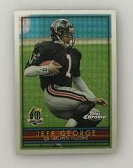 Jeff George Football Cards 1996 Topps Chrome Prices