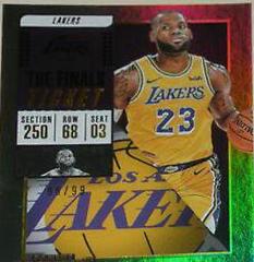 LeBron James [The Finals Ticket] Basketball Cards 2018 Panini Contenders Prices