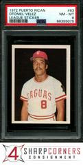 Otoniel Velez #63 Baseball Cards 1972 Puerto Rican League Sticker Prices