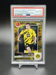 Giovanni Reyna [Gold Wave Refractor] #33 Soccer Cards 2020 Topps Chrome Bundesliga Prices