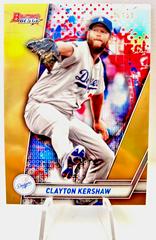 Clayton Kershaw [Gold Refractor] Baseball Cards 2019 Bowman's Best Prices