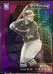 Juan Yepez [Purple Mojo] Baseball Cards 2022 Panini Chronicles Titan Prices