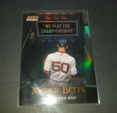 Mookie Betts [Orange Refractor] #SCC-83 Baseball Cards 2019 Stadium Club Chrome Prices