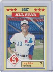Larry Walker Baseball Cards 1987 Southern League All Star Prices