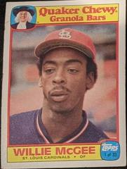 Willie McGee #1 Baseball Cards 1986 Quaker Oats Prices