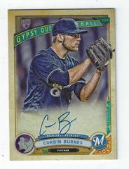 Corbin Burnes [Logo Swap] Baseball Cards 2019 Topps Gypsy Queen Autographs Prices