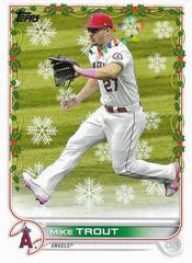 Mike Trout [SP Variation] #HW50 Baseball Cards 2022 Topps Holiday Prices