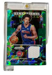 Cade Cunningham [Green Ice] Basketball Cards 2021 Panini Prizm Sensational Swatches Prices
