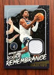 Anthony Edwards [Winter] #RR-AED Basketball Cards 2022 Panini Hoops Rookie Remembrance Prices