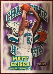 Matt Geiger Basketball Cards 1997 Hoops Prices