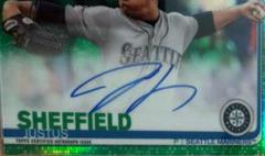 Justus Sheffield [Green Refractor] #RA-JSH Baseball Cards 2019 Topps Chrome Rookie Autographs Prices