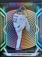 Clayton Kershaw [Electric Etch Orange] Baseball Cards 2021 Panini Chronicles Obsidian Prices