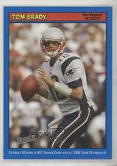 Tom Brady [Blue] Football Cards 2005 Bazooka Prices