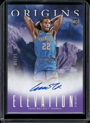 Cason Wallace [Purple FOTL] #10 Basketball Cards 2023 Panini Origins Elevation Signature Prices