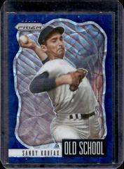 Sandy Koufax [Navy Blue Kaleidoscope Prizm] #OS-7 Baseball Cards 2021 Panini Prizm Old School Prices