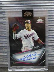 Juan Soto [Red Refractor] #CBA-JS Baseball Cards 2021 Topps Chrome Black Autographs Prices