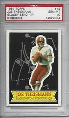 Joe Theismann Football Cards 1984 Topps Glossy Send in Prices