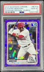 Elehuris Montero [Purple] #BCP-32 Baseball Cards 2020 Bowman Sapphire Prices