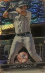 Jasson Dominguez [Gold Shimmer] Baseball Cards 2023 Bowman Chrome Prospects Prices